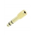 ADATTATORE PER CUFFIE 6,3 M STEREO / 3,5 F  STEREO