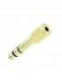 ADATTATORE PER CUFFIE 6,3 M STEREO / 3,5 F  STEREO