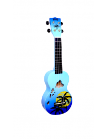 UKULELE SOPRANO MAHALO HAWAII BLUE