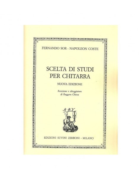 FERNANDO SOR-NAPOLEON COSTE SCELTA DI STUDI PER CHITARRA