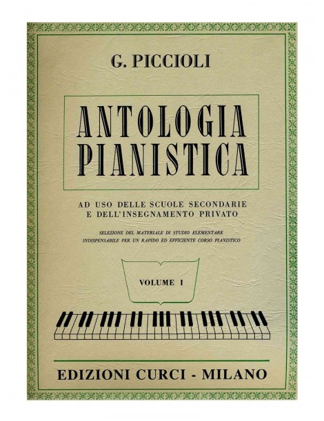 PICCIOLI ANTOLOGIA PIANISTICA VOL 1