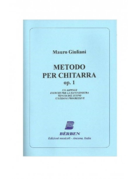 GIULIANI METODO PER CHITARRA OP 1 120 ARPEGGI