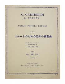GARIBOLDI VINGT PETITES ETUDES POUR FLUTE