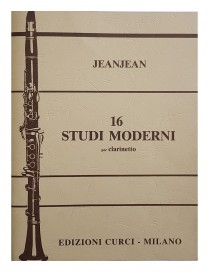 JEANJEAN 16 STUDI MODERNI PER CLARINETTO