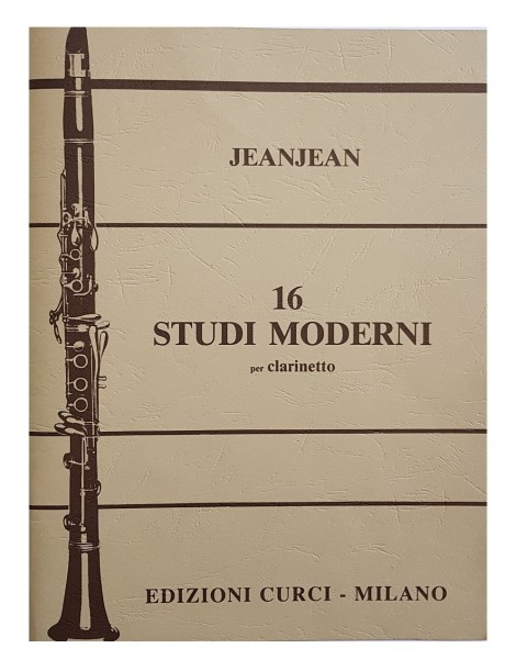 JEANJEAN 16 STUDI MODERNI PER CLARINETTO