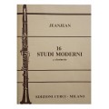 JEANJEAN 16 STUDI MODERNI PER CLARINETTO
