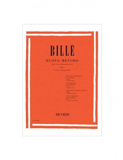 BILLE' NUOVO METODO PER CONTRABBASSO 1° CORSO PARTE 1