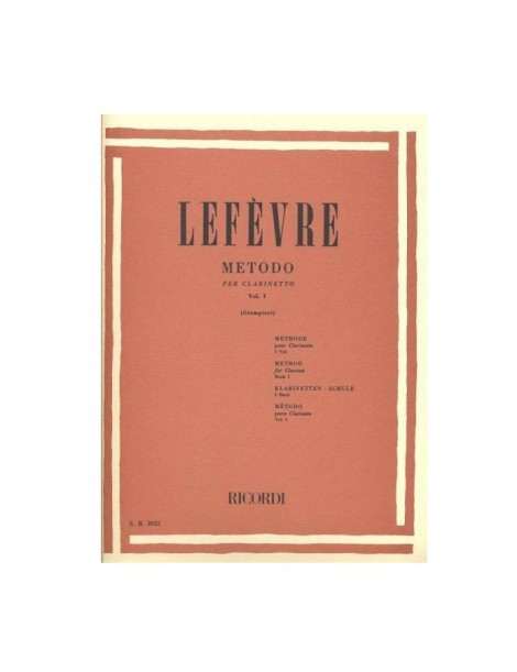 LEFEVRE METODO PER CLARINETTO VOL1