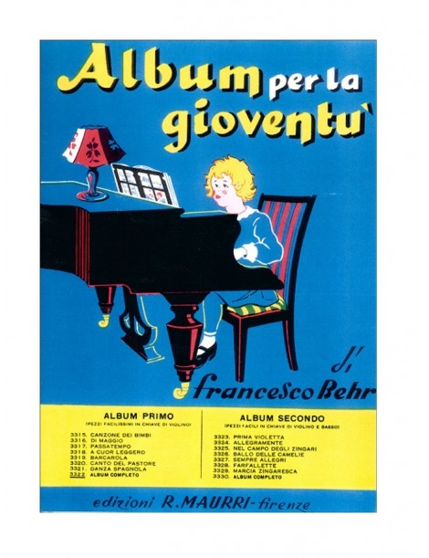 BEHR ALBUM PER LA GIOVENTU' VOLUME 1°