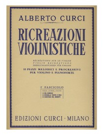 CURCI RICREAZIONI VIOLINISTICHE VOL 1