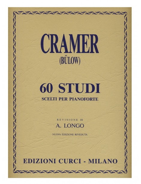 CRAMER 60 STUDI SCELTI PER PIANOFORTE