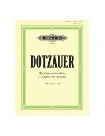 DOTZAUER 113 STUDI PER VIOLONCELLO  VOL 1° DAL1 AL 34