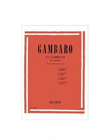 GAMBARO 21 CAPRICCI PER CLARINETTO