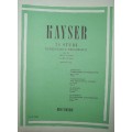 KAYSER 36 STUDI ELEMENTARI E PROGRESSIVI OP 20 PER VIOLINO VOL 3° 12 STUDI
