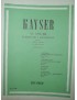 KAYSER 36 STUDI ELEMENTARI E PROGRESSIVI OP 20 PER VIOLINO VOL 3° 12 STUDI