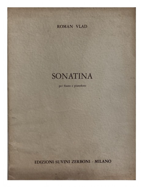 ROMAN VLAD SONATINA PER FLAUTO E PIANOFORTE