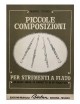DIONISI PICCOLE COMPOSIZIONI PER STRUMENTI A FIATO