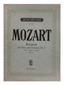 MOZART CONCERTO PER FLAUTO E ORCHESTRA N° 2 IN DO MAGGIORE KV314