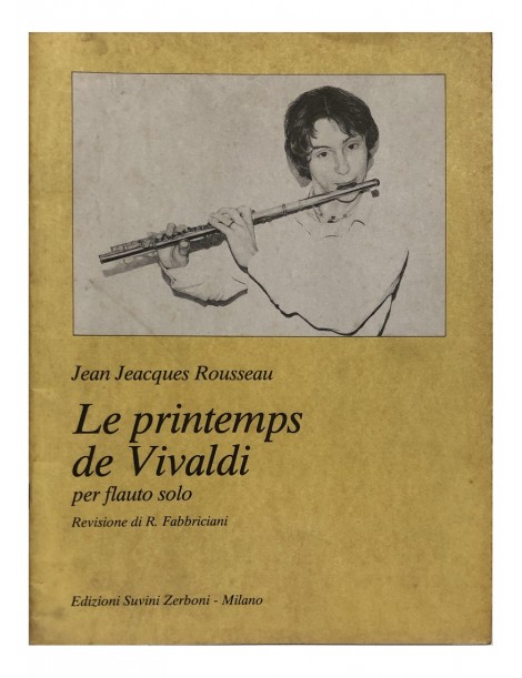 JEAN JEACQUES ROUSSEAU LE PRINTEMPS DE VIVALDI PER FLAUTO SOLO