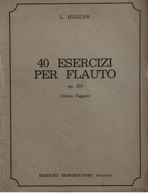 HUGUES 40 ESERCIZI PER FLAUTO