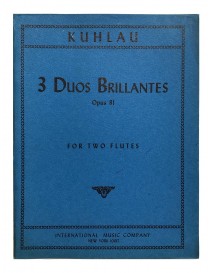 KUHLAU TRE DUETTI BRILLANTI PER DUE FLAUTI OP81