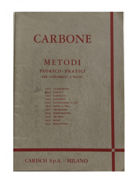 CARBONE METODO PER FLAUTO
