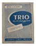 GAGNEBIN TRIO IN RE MAGGIORE PER FLAUTO, VIOLINO E PIANOFORTE