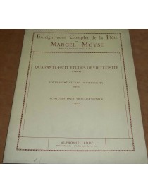 MARCEL MOYSE 48 ESERCIZI DI VIRTUOSISMO PER FLAUTO VOL 1°