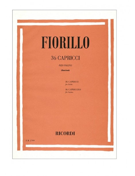FIORILLO 36 CAPRICCI PER VIOLINO
