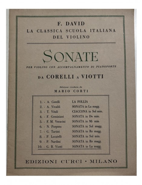 VIOTTI SONATA IN LA MAGGIORE PER VIOLINO E PIANOFORTE