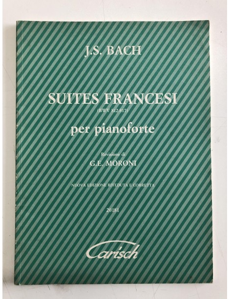 BACH SUITE FRANCESI (BWV 812-817) PER PIANOFORTE