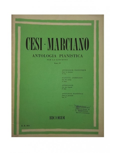 CESI MARCIANO ANTOLOGIA PIANISTICA VOL 4