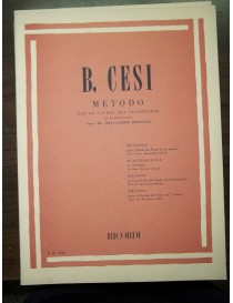 BENIAMINO CESI METODO PER LO STUDIO DEL PIANOFORTE VOL 12°