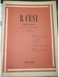 B.CESI METODO PER LO STUDIO DEL PIANOFORTE VOL9° TERZE LEGATE