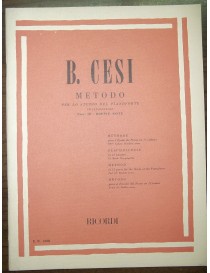 BENIAMINO CESI METODO PER LO STUDIO DEL PIANOFORTE VOL 10 DOPPIE NOTE