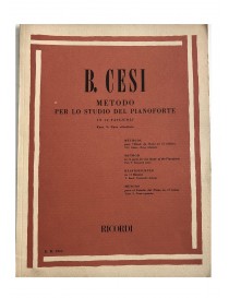 BENIAMINO CESI  METODO PER LO STUDIO DEL PIANOFORTE VOL 5°