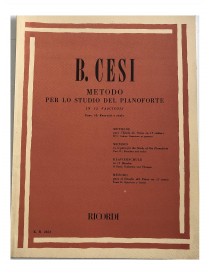 BENIAMINO CESI METODO PER LO STUDIO DEL PIANOFORTE VOL 2°