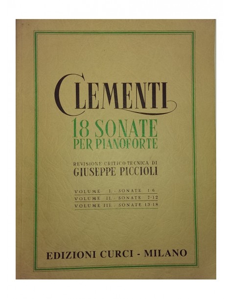 CLEMENTI 18 SONATE VOL3