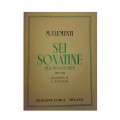 *CLEMENTI SEI SONATINE OP 36 PER PIANOFORTE