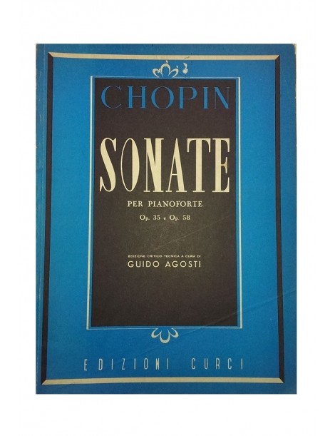 CHOPIN SONATE PER PIANOFORTE OP 35- 38
