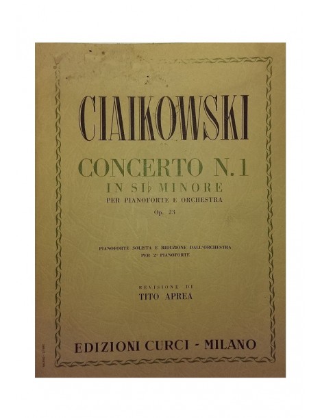 CIAIKOVSKI CONCERTO IN SIb MINORE OP 23