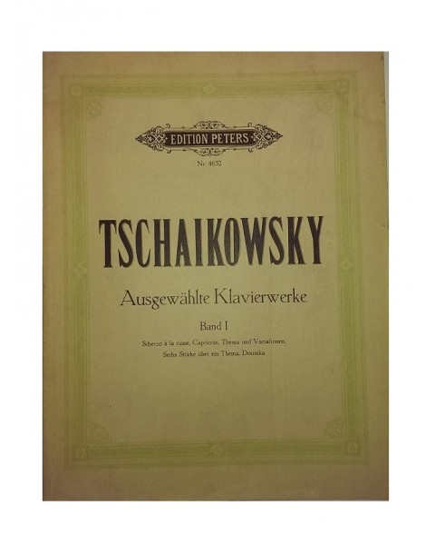 CIAIKOVSKI AUSGEWAHLTER KLAVIERWERKE VOL1