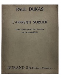 DUKAS L'APPRENTISTA STREGONE TRASCRIZIONE PER PIANOFORTE A 2 MANI