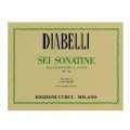 DIABELLI SEI SONATINE PER PIANOFORTE A 4 MANI OP 163