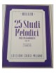 HELLER 25 STUDI MELODICI PER PIANOFORTE OP 45