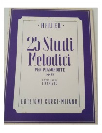 HELLER 25 STUDI MELODICI PER PIANOFORTE OP 45