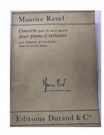 MAURICE RAVEL CONCERTO PER LA MANO SINISTRA PER PIANOFORTE E ORCHESTRA