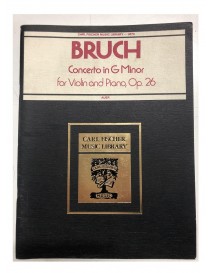 BRUCH CONCERTO IN G MINORE OP 26 PER VIOLINO E PIANO