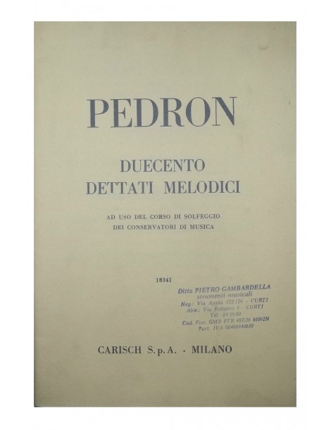 PEDRON 200 DETTATI MELODICI