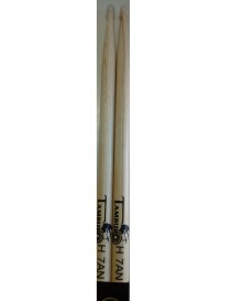 BACCHETTE TAMBURO IN HICKORY PUNTA IN PLASTICA H7AN